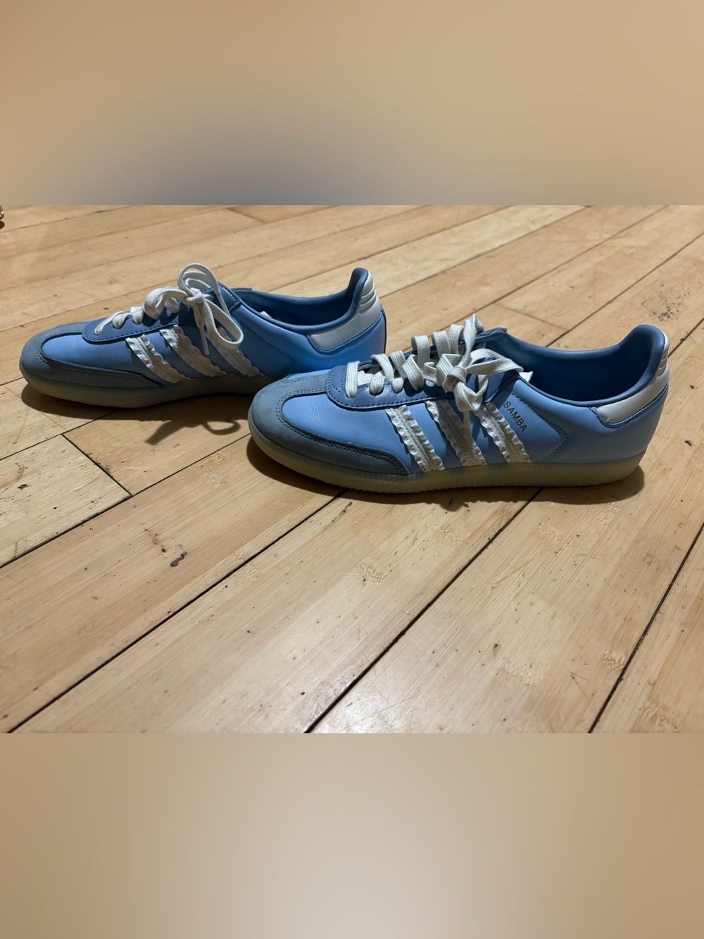Adidas Samba Light Blue Sneakers